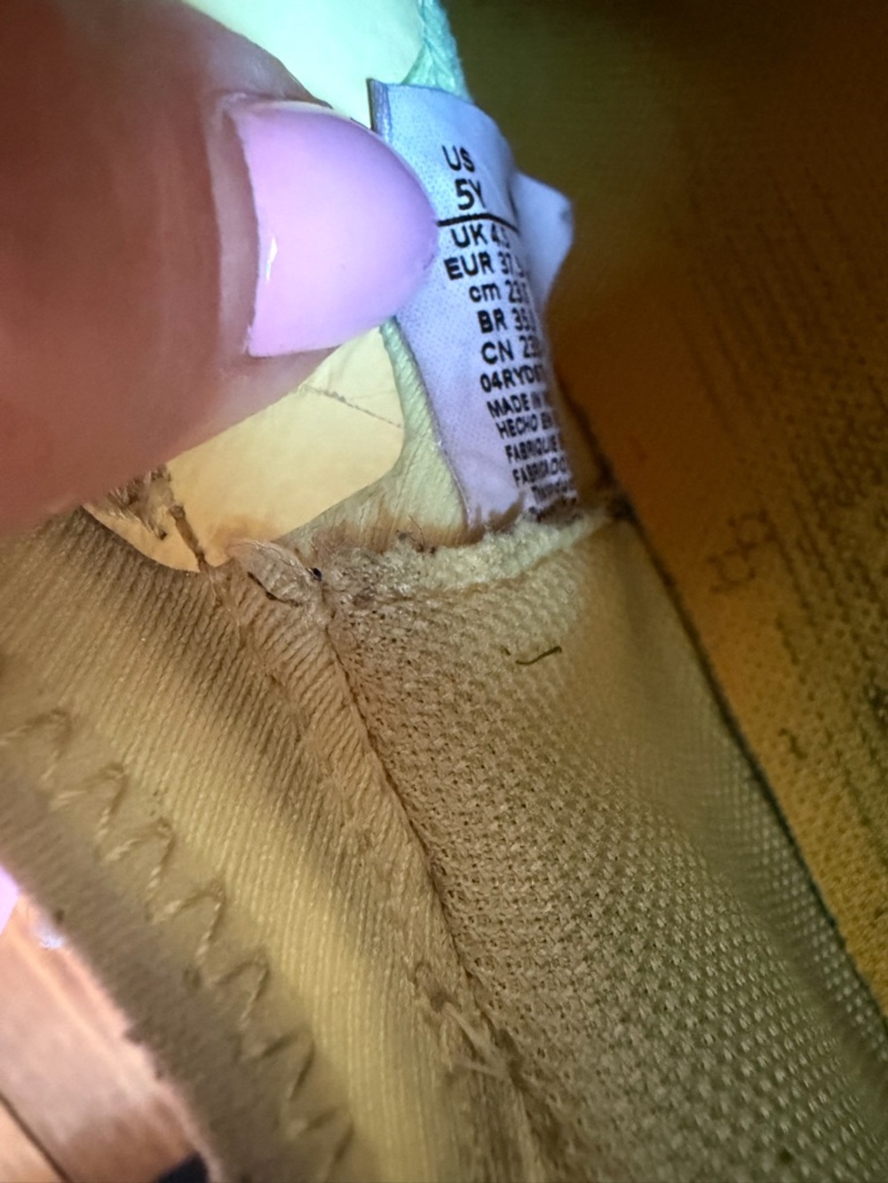 Nike Yellow Soccer Cleats with Black Swoosh and Accents - Picture 9 of 11